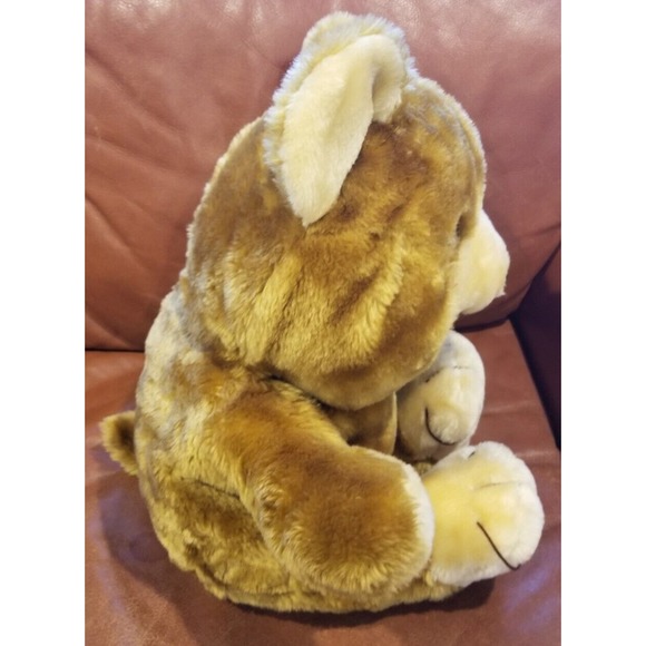 Rare Vintage 21" Carnival Style Cuddle Wit Brown Stuffed Bear Plush Toy - Picture 5 of 10